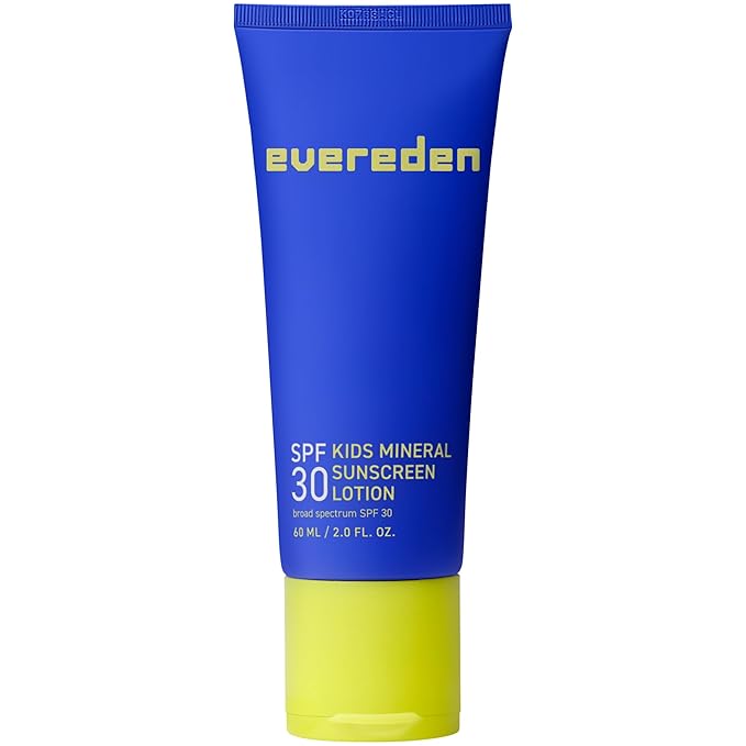 Evereden Premium Mineral Sunscreen SPF 30: Baby-Safe Whole-Family Mineral Sunblock Kids Love - Non-Nano Kids Sunscreen for Year-Round UVA & UVB Protection -Safe & Reef-Friendly - FSA Eligible