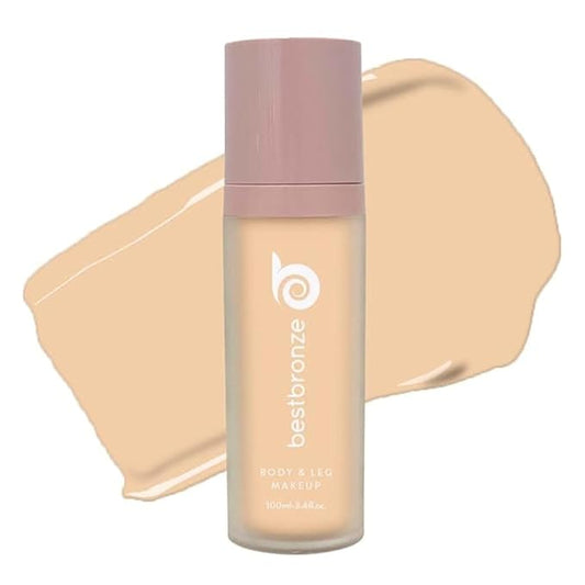 Best Bronze Bombshell Body Makeup - Tattoo Cover Up Makeup & Body Foundation Waterproof - Tattoo Concealer Waterproof for Scars, Varicose Veins Cover Up & Leg Foundation (NC21 Warm Radiance)