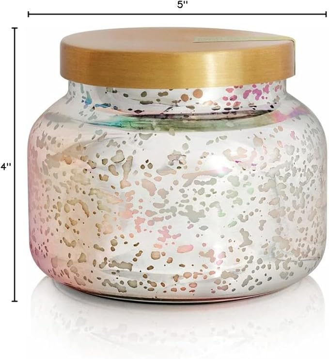 Capri Blue Mercury Iridescent Scented Candles for Home - Long Lasting Decorative Jar Luxury Candles - Gifts for Women & Men - Soy Wax Blend - Aloha Orchid (19 oz)