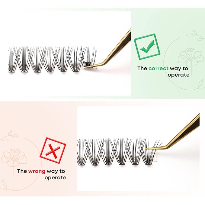 10D Lash Clusters, Individual Lashes, 240 Pcs Individual Lash Extensions, Volume Soft Lightweight Reusable DIY Eyelash Extensions, Thickness 0.07mm C Curl False Eyelashes 12/13/14/15/16mm