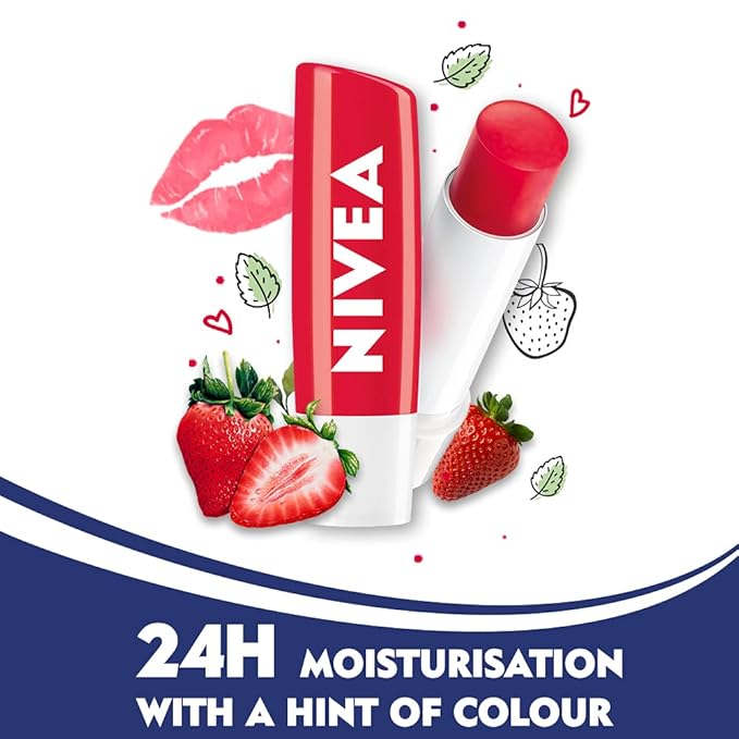 Nivea Lip Care Fruity Shine Strawberry,