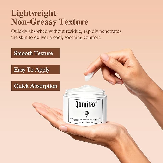 Neuropathy Cream - Neuropathy Nerve Relief Cream - Magnesium Mama Oasis Lotion for Foot, Hands, Legs Comfort, Sleep Mama Lotion, Includes Magnesium, Aloe Vera, MSM, Suitable for All Skin Types, 4 oz