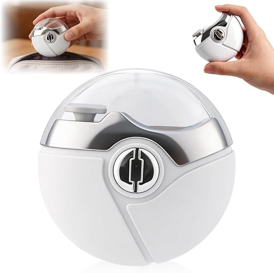 Electric Nail Clipper, 2 in 1 Electric Polishing Automatic Nail Clippers, with 2 Adjustable Speeds, Nail Trimmer for Seniors, Adults (White)