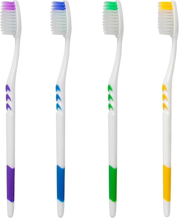 Trail maker 50 Pack 39 Soft Bristle Head Toothbrushes Multi Color - Hotels, Charity, Family Size