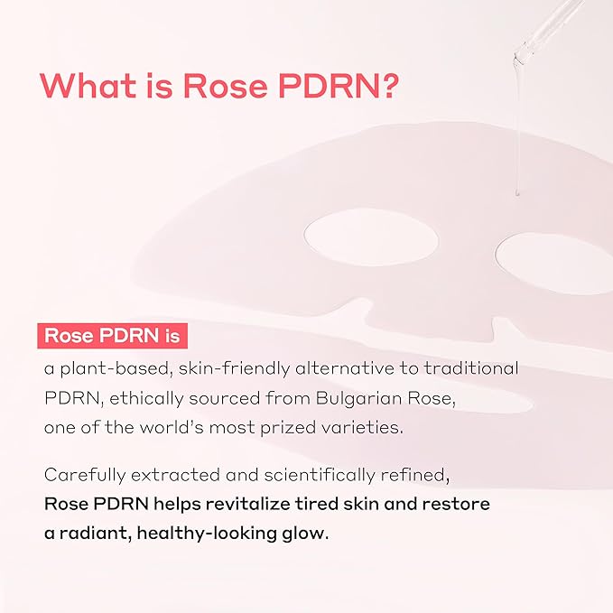 CELLEANSER ROSETINOL™ PDRN Glow Mask – Smooth, Healthy Glow Skin Hydrogel Facial Mask with Rose PDRN & Retinol (25g x 5ea.)