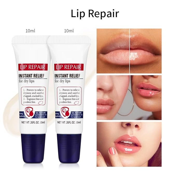 Lip Repair Gel, Moisturizing Lip Repair Balm.