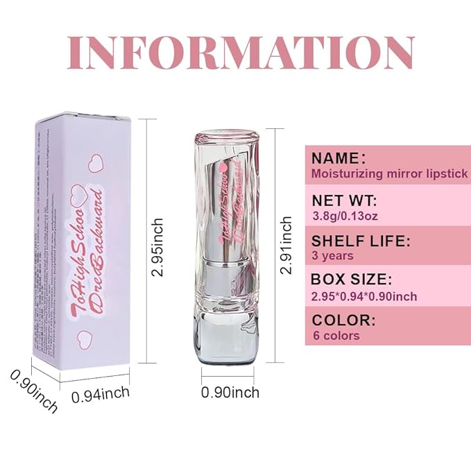 HHLTOH Nude Plumper Moisturizing Butter Lipstick for Women, Natural Tinted Lip Balm Shine Nourishing Hydrating Lip Gloss Stain for Dry Lips, Lightweight Lip Liner Care Makeup, Vegan, 1Pc Pale Nude