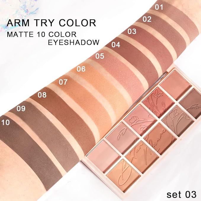 AMY'S DIARY 12Color Light Pink Purple Eyeshadow Palette, Long-Lasting, and Highly Pigmented. Elevate Your Eye Makeup– Unleash Your Unique Style (Nude Pink)