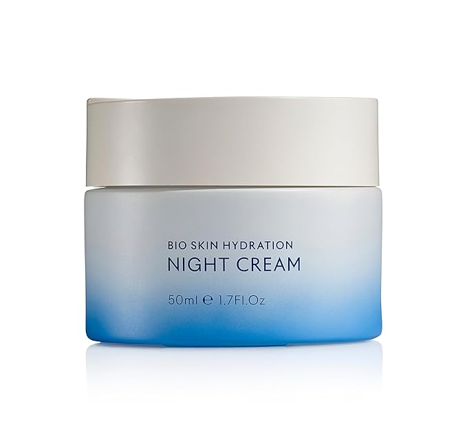 SEACRET Minerals Bio Skin Hydrating Night Cream, with Aloe, Niacinamide, Jojoba, Argan Oil, and Dead Sea Minerals, Deeply Moisturizing, assist in Anti-Aging, and Skin-Conditioning, 1.7 Fl Oz / 50ml