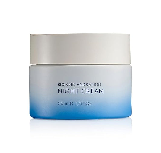 SEACRET Minerals Bio Skin Hydrating Night Cream, with Aloe, Niacinamide, Jojoba, Argan Oil, and Dead Sea Minerals, Deeply Moisturizing, assist in Anti-Aging, and Skin-Conditioning, 1.7 Fl Oz / 50ml