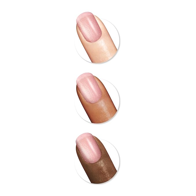 Sally Hansen Miracle Gel Salon Quality Nail Polish | Gel-Like Formula, Two-Step System, No UV Light Needed, Long Lasting | Sheer, Shimmery | 241 Home Sweet Home | Pink Nail Color