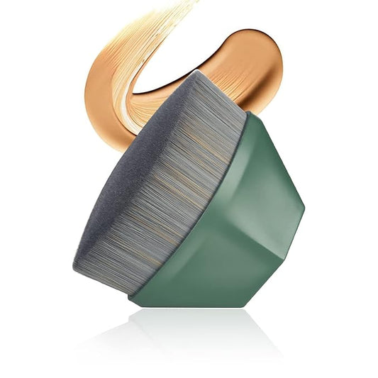 Makeup Brushes, Foundation Powder Makeup Brush Cream or Flawless Powder Cosmetic Face (Green)
