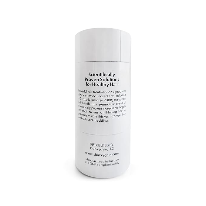 Topical Hair Serum by Deoxygain – Advanced Hair Growth Formula with 2DDR to Stimulate Follicles, Block DHT & Support Hair Regrowth – 2oz Bottle