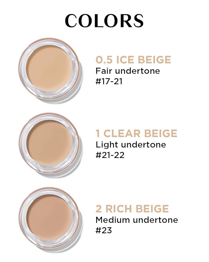 THESAEM Cover Perfection Pot Concealer 0.14oz - 02 Rich Beige for Medium to Deep Skin Tones - Single Pot Intensive Coverage Balm for Dark Circles, Blemishes & Imperfections - Korean Makeup