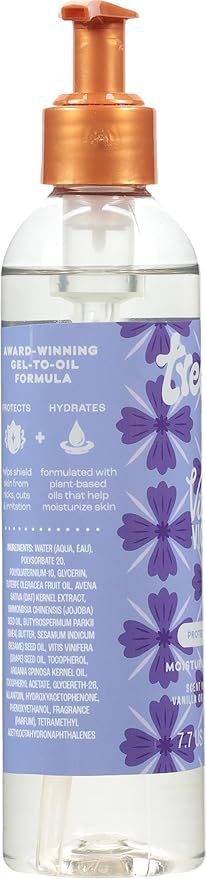 Tree Hut Violet Victory Moisturizing Shave Oil, Hydrating & Nourishing Shave with Shea Butter & Natural Oils, Helps Prevent Bumps & Irritation, Smooth & Soft Skin, Shaving Cream Alternative, 7.7 oz