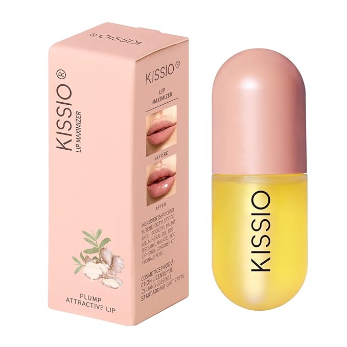 KISSIO Lip Plumper,Natural Lip Plumper 5.5ml