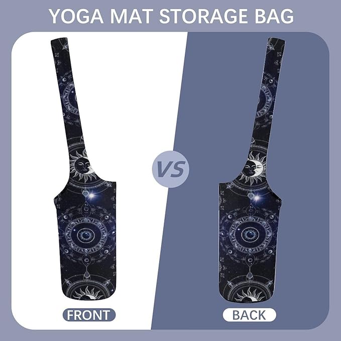 Stylish Yoga Mat Bag for Women Exercise Mat Holder with Shoulder Strap Yoga Mats Totes Sports Storage Bag