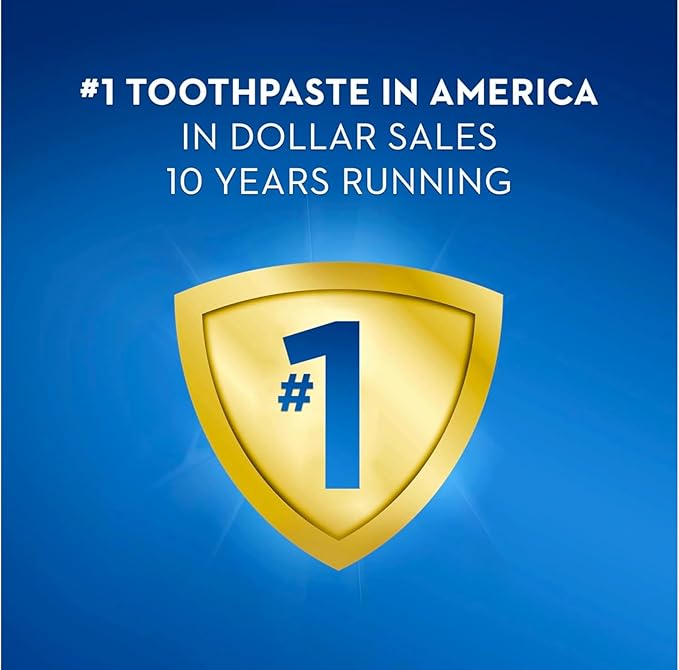 Crest Fluoride Cavity Protection Toothpaste 8.2 Ounce Regular Paste, Bulk Toothpaste, Prevents Cavities Before They Start (8 Pack)