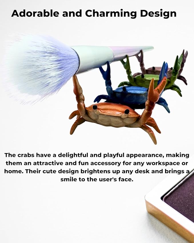 Crab makeup brush holder, perfect