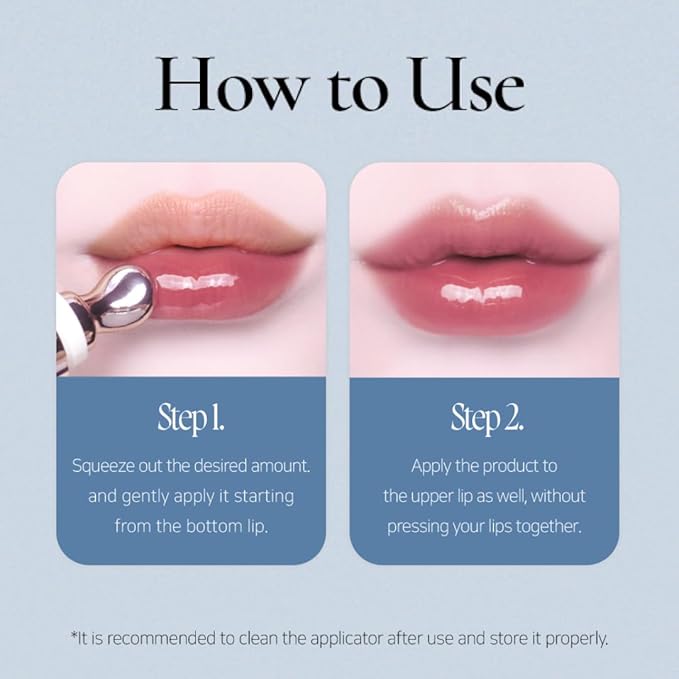 DINTO Frozen Lip Jelly - Icy Cool Plumping Lip Gloss with Metal Tip - High-Shine Non-Sticky Jelly Formula for Fuller, Juicy Lips - Vegan & Cruelty-Free - 0.34 fl oz - Shade 375 Angel