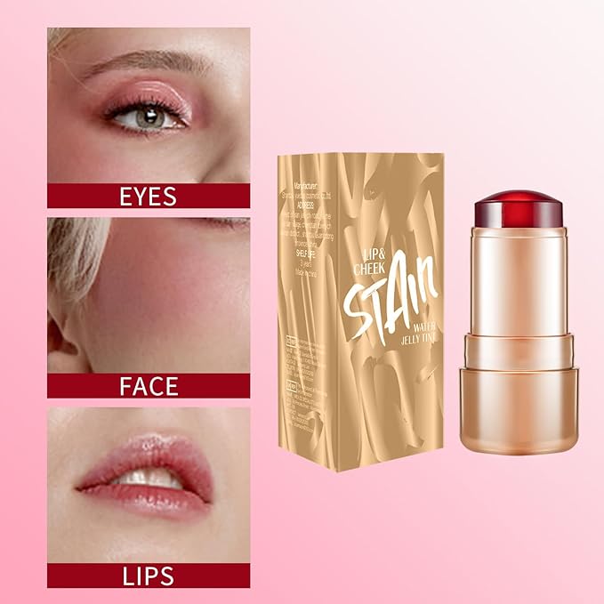 2pcs Jelly Blush Stick, Multi-purpose Lip and Cheek