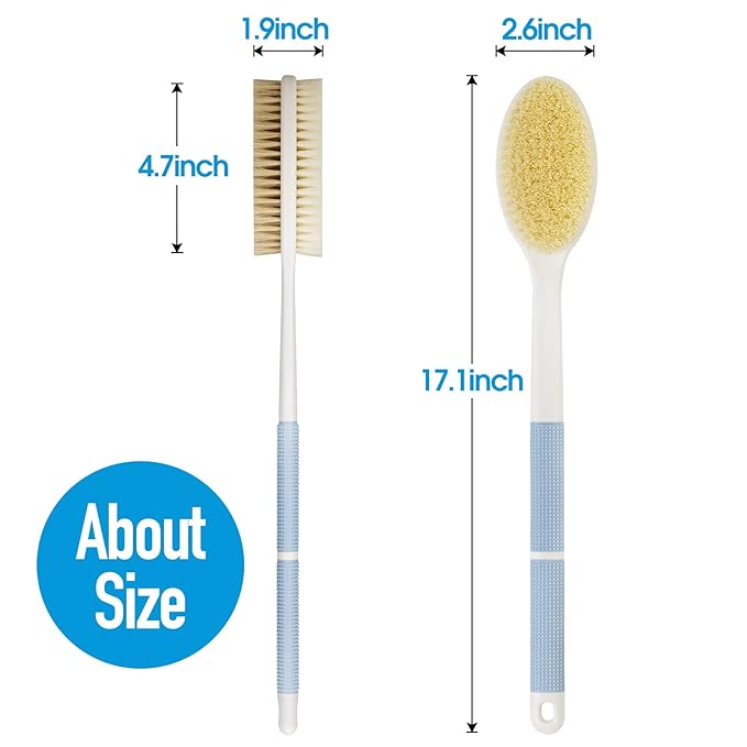 Back scrubber anti slip for