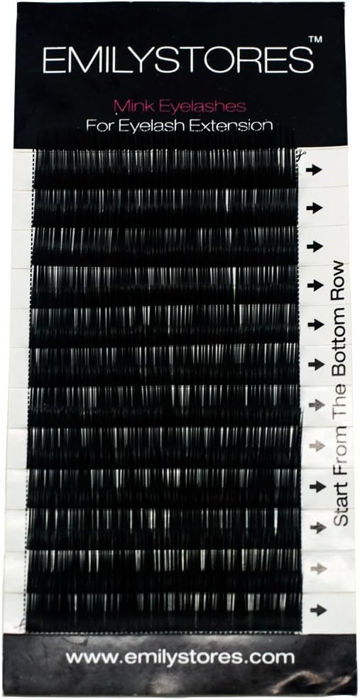 Bottom Lash Extension Eyebrow Eyelash Extensions Under Lower False Lashes Mixed J Curl 0.10mm Length 5mm 6mm 7mm 8mm In One Tray