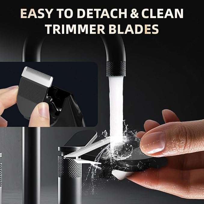 Hair Clippers for Men, Cordless Clippers for Hair Cutting with Type-C Fast Charging, Clippers and Trimmers Set for Hair Cutting, Beard Trimmer, Rechargeable Electric Shaver, Gifts for Men