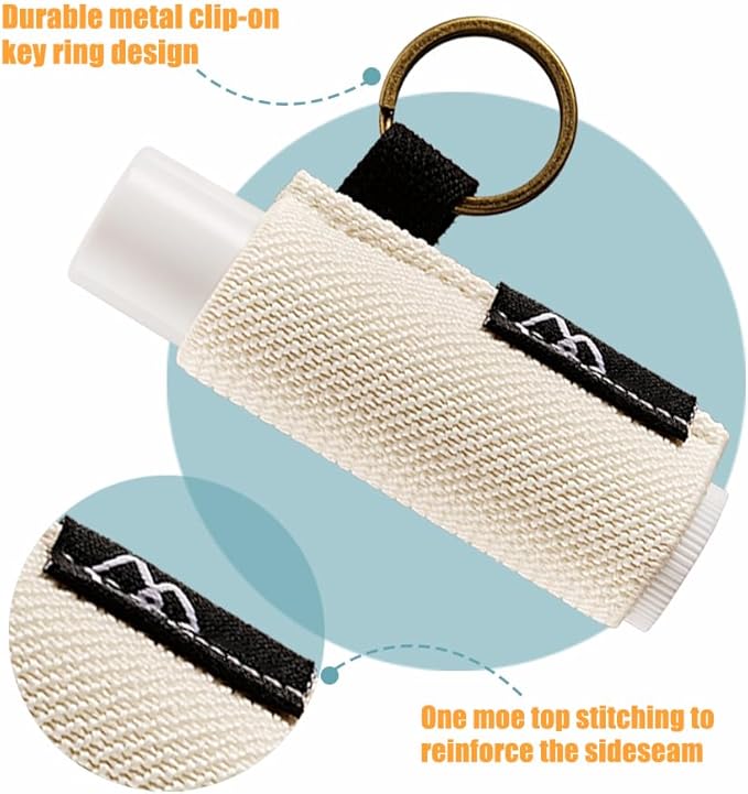 WK IEASON Lip Balm Holder Keychain