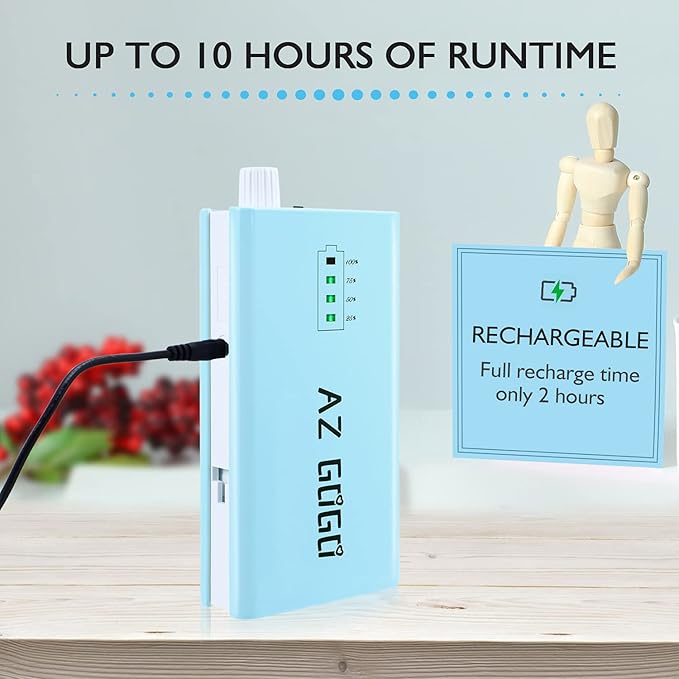 Cordless Nail Drill, AZ GOGO 30000RPM Rechargeable Portable Electric Nail Drill Machine for Gel Acrylic Nails - Efile Manicure/Pedicure Kit (Blue with EVA Bag)