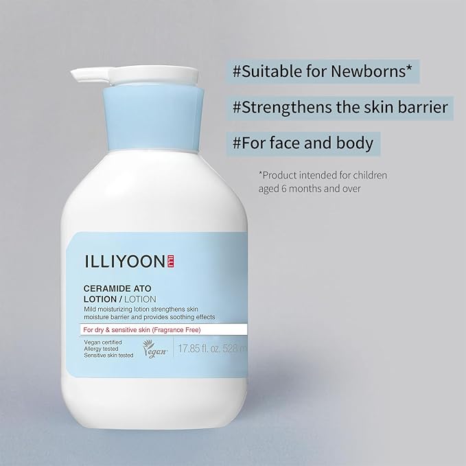 Illiyoon ATO Soothing Gel 5.91 Fl Oz with ATO Lotion 17.85 Fl Oz