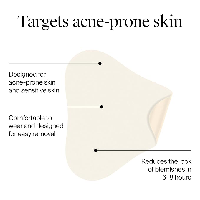 Neutrogena Triangle Acne Patches for Sensitive Skin, Small & Large Hydrocolloid Acne treatment Reduces the Look of Pimples & Blemishes in 6-8 Hours, Non-Medicated Patches, Two Sizes, 10 ct