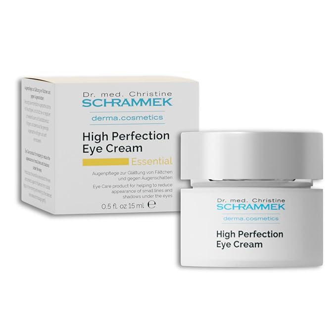 High Perfection Eye Cream (0.5 fl oz) - Eye Care Product - Reduces Lines & Shadows Under the Eyes - Caffeine Eye Cream - Skin Care - Dr Schrammek