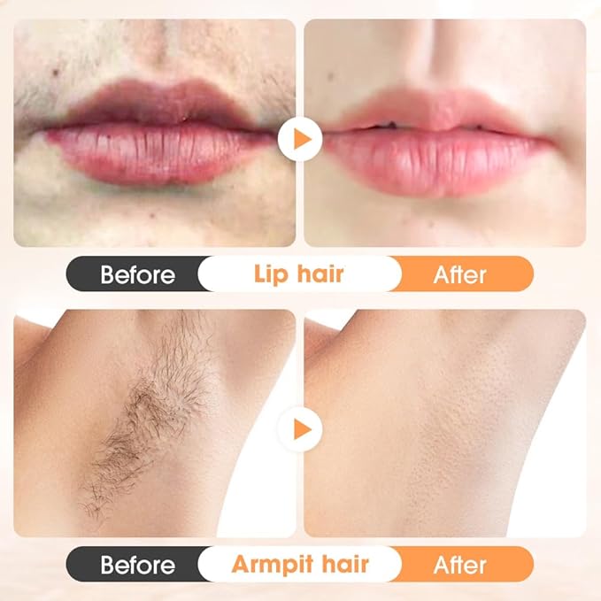 Hair Removal Cream for Women,2025 New Gentle Facial Hair Removal Cream With Scraper, Painless Hairs Removers for Body Face Lips (2)
