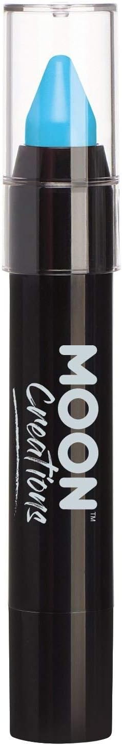 Face Paint Stick / Body Crayon Makeup for The Face & Body by Moon Creations - 0.12oz - Light Blue