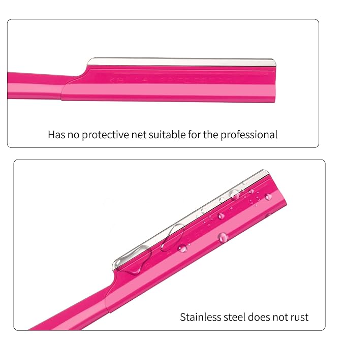 Eyebrow Razor, S.T. Friends 10Pcs Face Razor for Women Exfoliating Dermaplaning Tool, Dermaplane Razor Peach Fuzz Removal, Eyebrow Shaper Trimmer Facial Shaver Help Exfoliate and Smooth the Skin