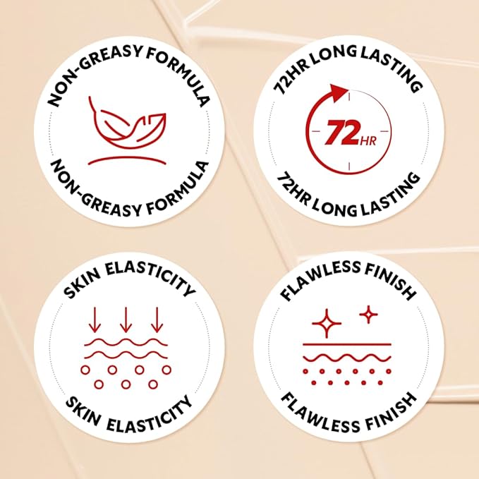 [*Mini Size*] TIRTIR Mask Fit Red Cushion Foundation | Full coverage, Weightless, Skin fit, Satin Glow Finish, Korean Makeup, beauty, Tattoo cover up, Buildable (#30N Rich Honey, 0.15 Fl Oz)