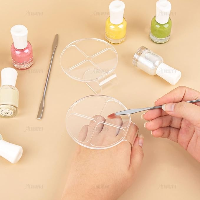 AUEAR, 2 Pack Hand Makeup Mixing Palette Handheld