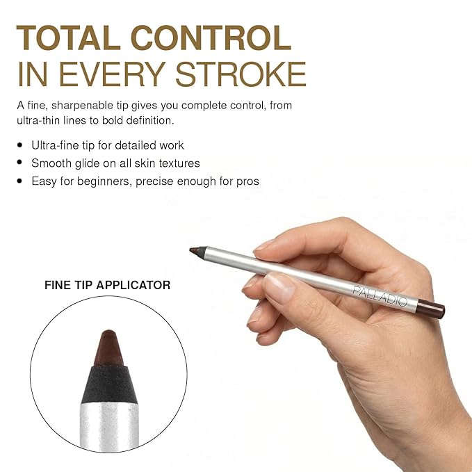 Palladio Precision Eyeliner, Gray Sky
