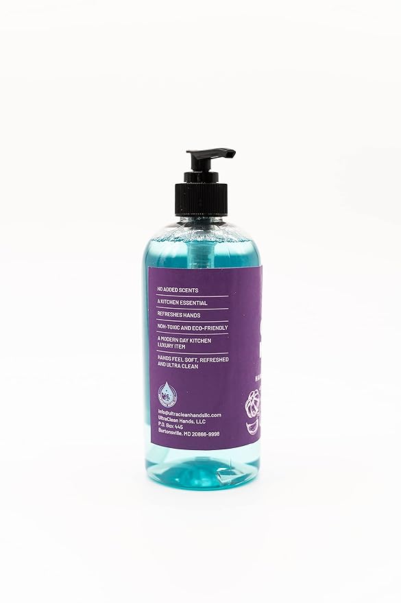 Odor-Eliminating Hand Wash – Instantly Removes Onion, Garlic, Fish & Strong Scents – Unscented, Organic Soap upgrade, 16 fl oz – Made in USA