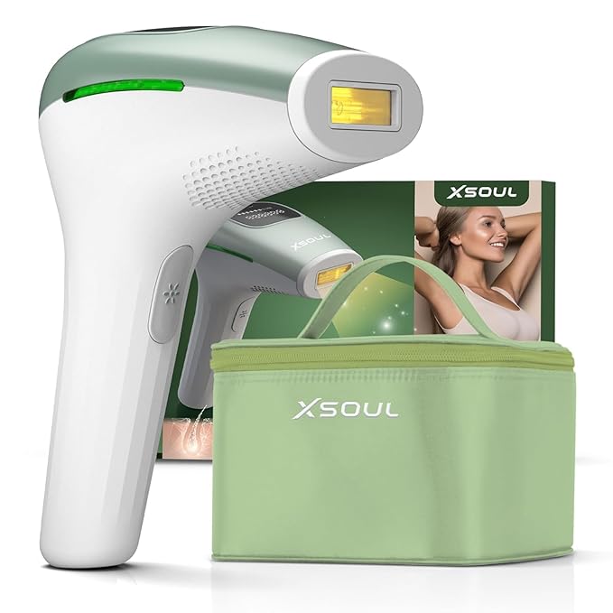 IPL Laser Hair Removal, Painless Hair Remover for Women & Men, Ideal for Armpits, Legs, Face & Bikini, At-Home Long-Lasting Hair Reduction