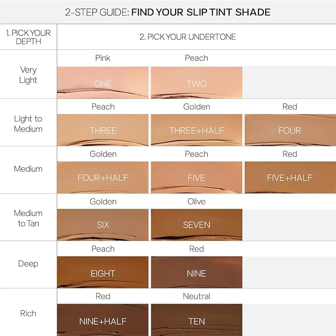 Saie Slip Tint Tinted Moisturizer with SPF 35 - Light Coverage, Glowy Skin Tint & Mineral Sunscreen for Face with Hydrating Hyaluronic Acid - Summer Makeup Essential - Shade Nine (1.35 oz)