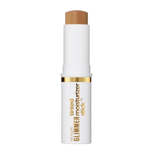 Revlon Glimmer Tinted Moisturizer Stick for Face, Lightweight Foundation, Hydrating Skincare-Infused Makeup, 160 160, 0.31 oz