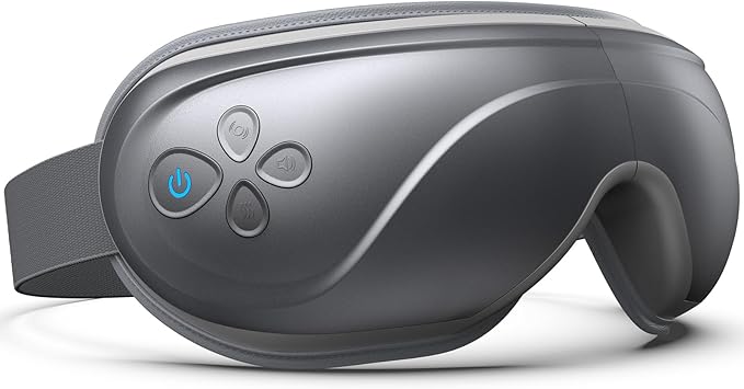 RENPHO Eye Massager with Heat, Valentines Day Gifts Birthday Gifts for Mom Dad Women Men Face Massager, Heated Sleep Mask for Dry Eyes Eyeris 2