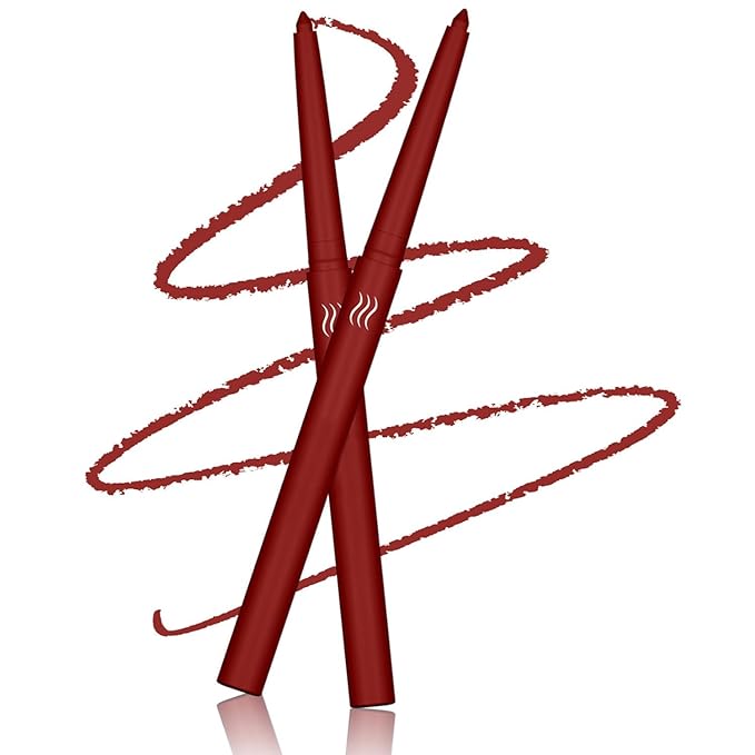 Red Burgundy Eyeliner Waterproof Red Burgundy Eyeliner Pencil Retractable red burgundy gel eyeliner Long Lasting Smudge-proof Hypoallergenic (03#)