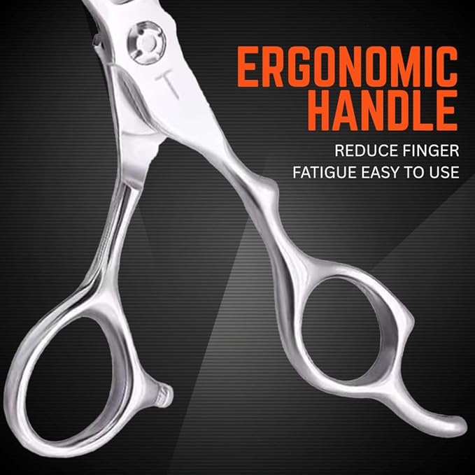 6-Inch Professional Hair Cutting Scissors with Ultra Sharp Blades, Premium Quality Stainless Steel Hair Scissors for Precise and Effortless Trimming, Ideal Barber Scissors for Home & Salon Use