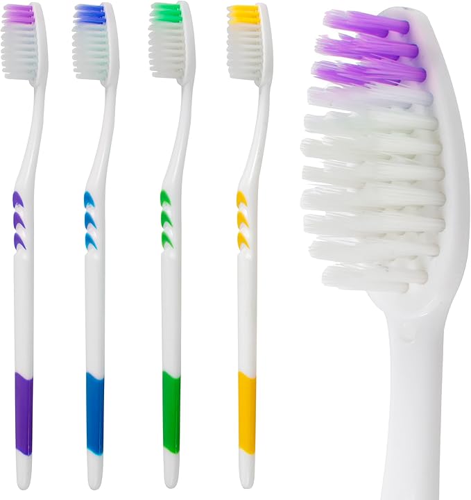 Trail maker 50 Pack 39 Soft Bristle Head Toothbrushes Multi Color - Hotels, Charity, Family Size