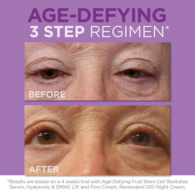 Andalou Naturals Hyaluronic Dmae Lift Firm Skin Cream, Face Moisturizer with Anti Aging Antioxidants, Hydrating, Helps Reduce Fine Lines and Wrinkles, 1.7 Ounce