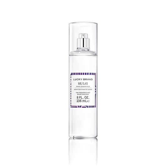 LUCKY Brand Re/Lax The New Sustainably-Inspired & Tranquil Unisex Fine Fragrance Mist For Women & Men, 8.0 Fl Oz (Pack of 1)