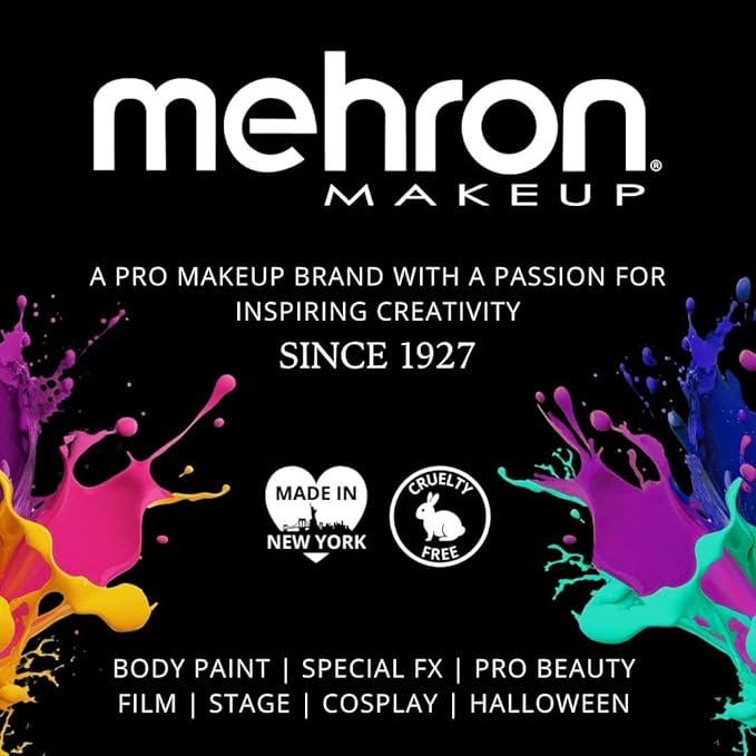 Mehron Makeup CreamBlend Stick | Face Paint, Body Paint, & Foundation Cream Makeup | Perfect for Halloween .75 oz (21 g) (Sable Brown)
